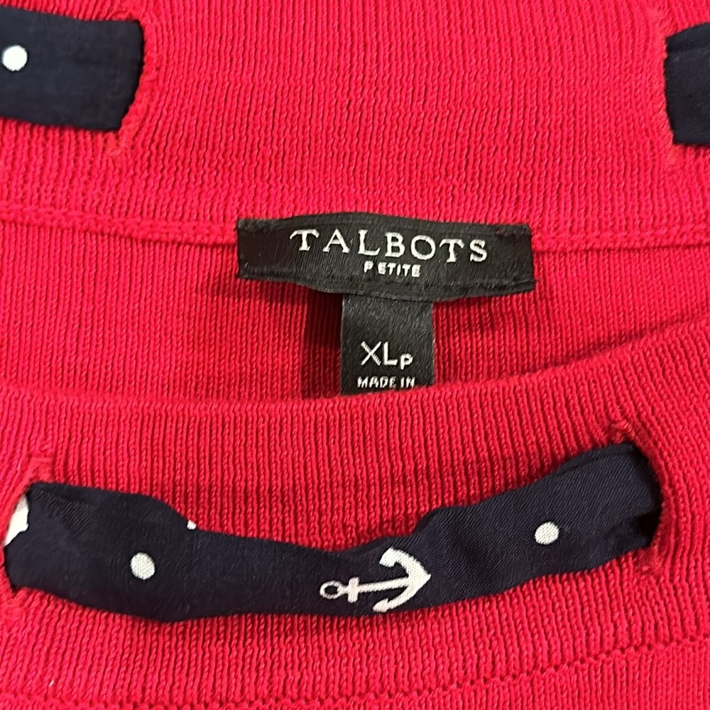 Brand new Talbots sweater blouse - Picture 5 of 8